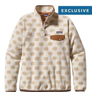 RARE Polka dot Patagonia fleece